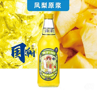 南洋1982风味汽水凤梨味碳酸饮料