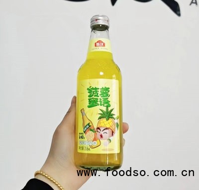 甄沃菠萝蜜语凤梨汁汽水358ml