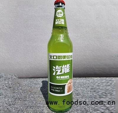 汽能大口喝汽水绿豆冰沙味550ml