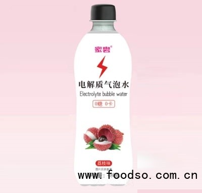 蜜碧电解质气泡水荔枝味480ml