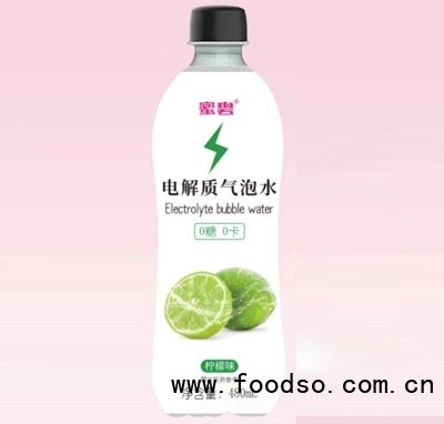 蜜碧电解质气泡水柠檬味480ml