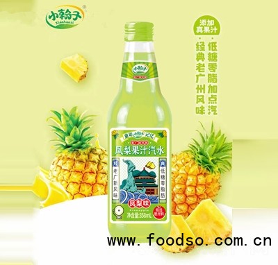 小翰子凤梨味果汁汽水358ml