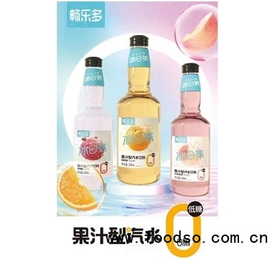 畅乐多果汁型汽水饮料330ml