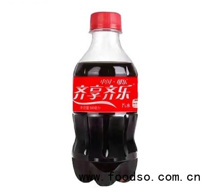 齐享齐乐汽水碳酸饮料500ml