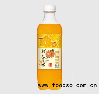 初元气橙子味汽水500ml