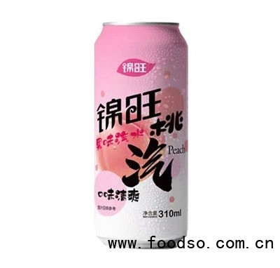 锦旺桃汽果味汽水310ml