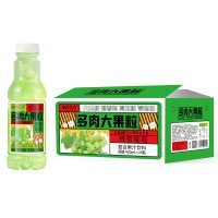 浩明元汽蜂蜜葡萄多肉大果粒复合果汁饮料箱装招商420ml