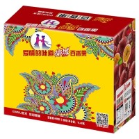 椰城百香果汁饮料1LX8盒